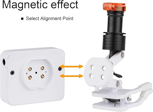 Adjustable Wireless 5W Dental LED Clip-on Head Light with Filter and 2 Batteries Headlamp - Poueer