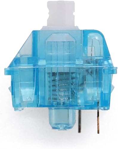 KPREPUBLIC HUANO Holy Tom Switch RGB Advance Tactile 60g Switches for Mechanical Keyboard mx stem 3pin Symmetric Long Spring Blue White (Holy Tom Switch X110) - Poueer