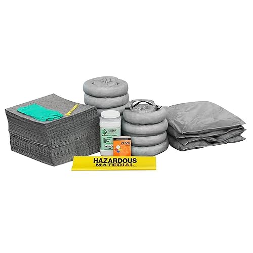 ENPAC 55-Gallon Spill Kit Refill, Absorbent for Spills, Drum NOT Included, Refill Kit Only (Universal) - Poueer