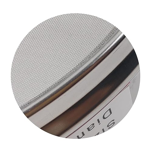 LABALPHA 300 Mesh Lab Sieves, #300 Mesh Test Sieve, 8'' Diameter, 304 Stainless Steel Wire Cloth (0.054mm) - Poueer