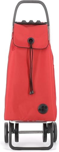 Rolser I-Max MF 4 Wheel Foldable Shopping Trolley - Orange - Poueer