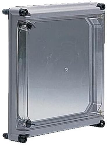 Metal Cabinet, APO 41 Transparent Pivoting Lid 300 x 300 x 45 (Reference: 4TBO856035C0100) - Poueer