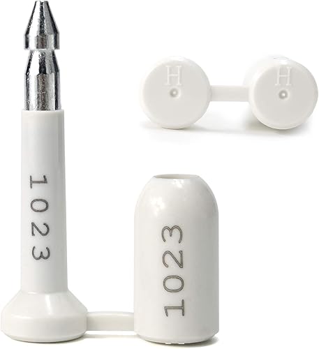 Yellow Bolt Seals High Security Cargo Container Seal Numbered Tamper Evident Shipping Seal for Truck Trailers-Container-Rail Cars-Wagon Carriage Van Door Latches ISO:17712 - Poueer