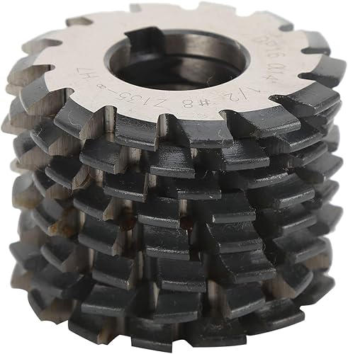 22mm Gear Milling Cutter, Involute Gear Milling Cutter Strong Durable Great Workmanship Straight Tooth Design for Industrial Use - Poueer