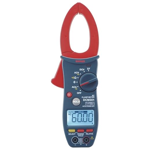 Japan Sanwa DCM301 AC Clamp Meters Low Cost & DMM Functions SANWA (DCM301) - Poueer