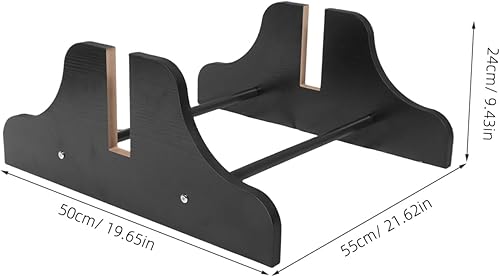 BESTOYARD Indoor Door Sample Base Wooden Door Display Rack Glass Door Frame Holder for Vendor Events Exhibitions - Poueer