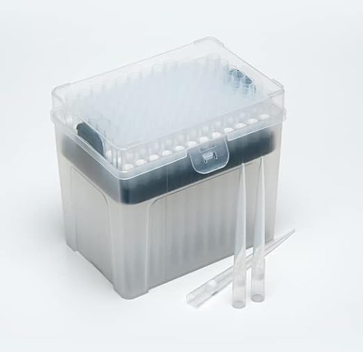 Biologix 1000uL Filter Tips, Rack Pack, STERILE, TIP: DNase & RNase Free, PP, Filter Material: UHMWPE. Extra-Long, Low Retention. 96 PCS/Rack, 10 Racks/Pack CASE of 960 - Poueer